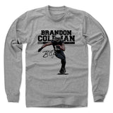 Mens Long Sleeve Heather Gray