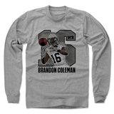 Mens Long Sleeve Heather Gray
