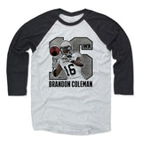 Mens Baseball T-Shirt Black / Ash