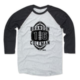 Mens Baseball T-Shirt Black / Ash