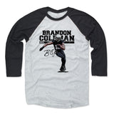 Mens Baseball T-Shirt Black / Ash