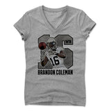Womens Women's V-Neck Athletic Gray