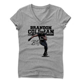 Womens Women's V-Neck Athletic Gray
