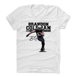 Womens Women's Scoop Neck White